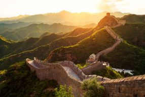Фотообои Китайская стена на рассвете