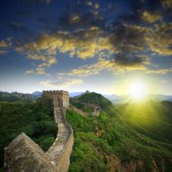 Фотообои Китайская стена на рассвете