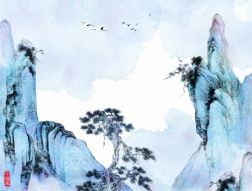 Фреска Китайские горы