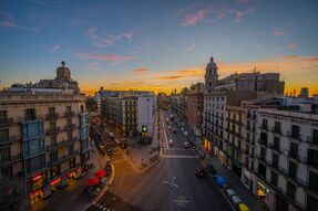 Фотообои Панорама Барселоны