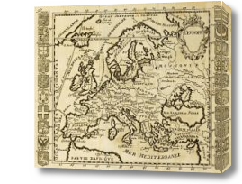 Картина Старая карта Европы